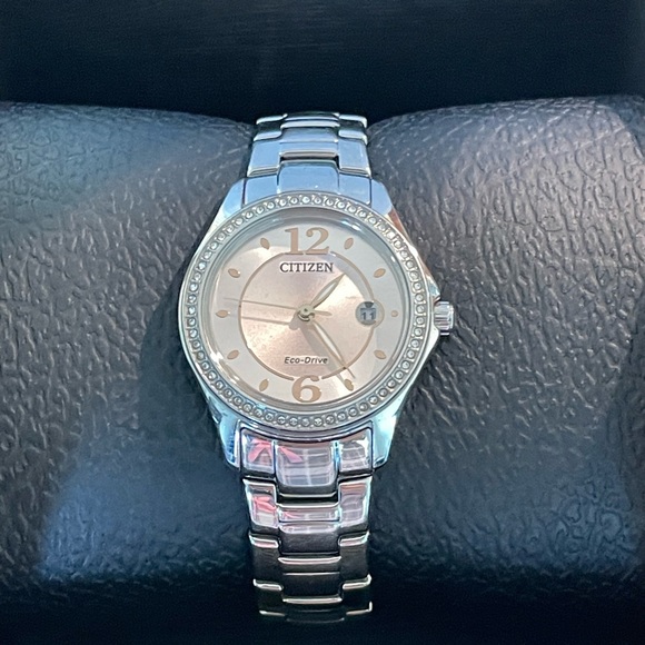 Ladies' Citizen Eco-Drive® Watch with Pink Dial (Model: FE1140-86X) - Picture 4 of 12